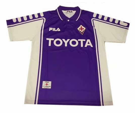 1999-2000 Fiorentina Retro Home Kit Soccer Jersey